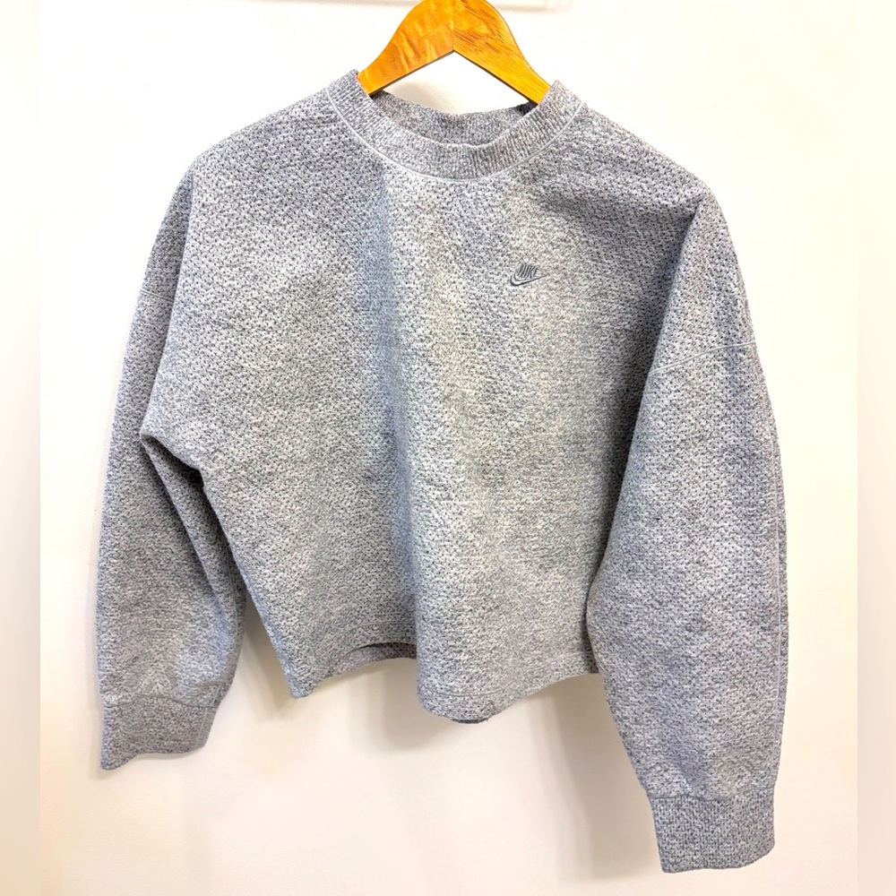 NIKE tech pack therma fit sweatshirt pullover gray oversized women’s medium